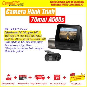 70MAI A500s Camera Hành Trình Quốc Dân (Bản quốc tế) Trước + Sau