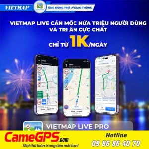 PHẦN MỀM CẢNH BÁO GIAO THÔNG VIETMAP LIVE PRO 2 NĂM